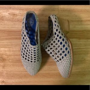 Jeffrey Campbell woven mules size 5.5
